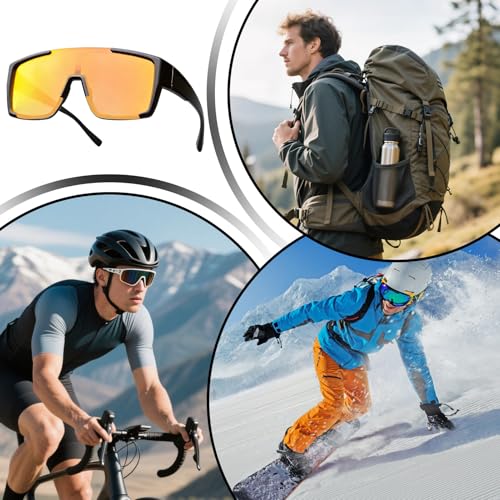 Gafas de ciclismo cómodas de sol para proteger los ojos del viento 5