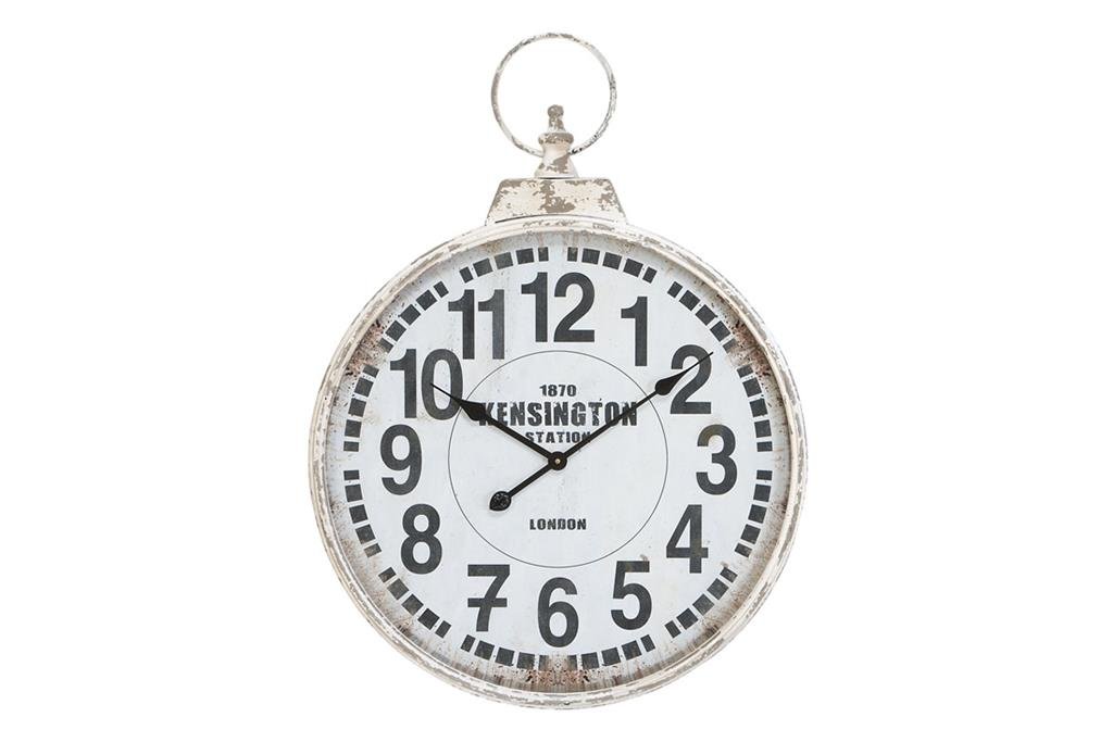 Deco 79 52118 Metal Wall Clock, 32"x24" , White
