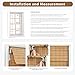 LazBlinds No Tools No Drill Cordless Bamboo Roman Shades, Light Filtering Window Treatment, Roll Up Bamboo Blinds for Windows 20'' W x 64'' H, Brown