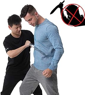 Stab Proof Vest, Elastic Tactical T-Shirt, Special Fiber Plates Protection for Body, Men