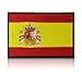 Produktbild Finally Home Spanien Flagge Patch mit Klett Rückseite | 7,6 x 5,2 cm | Spanische Fahne Klettpatch, Spain Flag WM Klettpatches