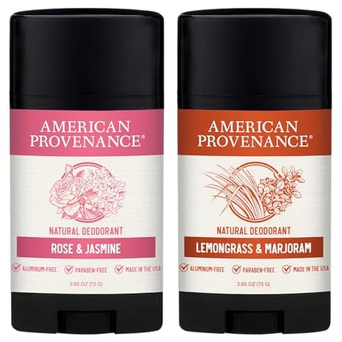 American Provenance Lemongrass & Marjoram and Rose & Jasmine Deodorant Bundle Cover