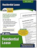 Adams Residential Lease Forms and Instructions, 8.5 x 11 Inch, White (LF310) 2 Pack