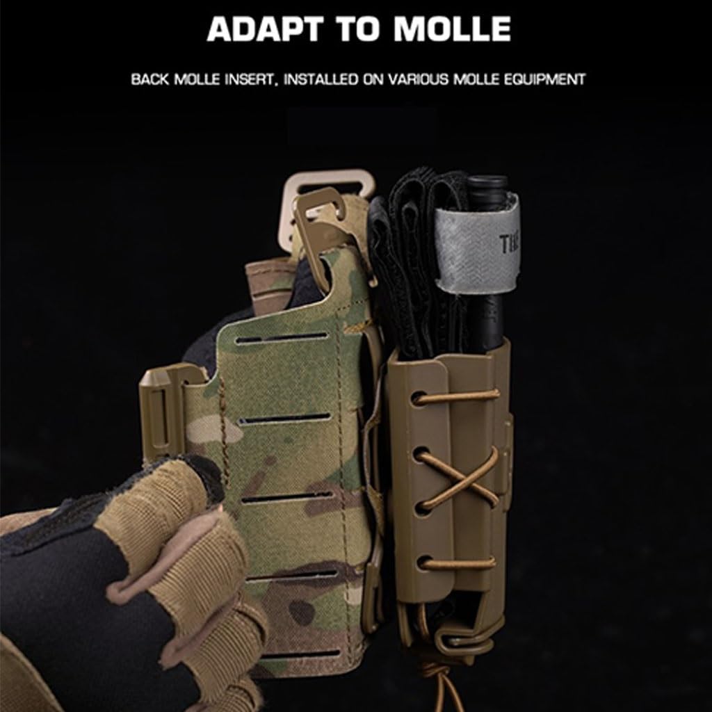 Bolsa De Torniquete Molle, Funda De Torniquete Multiusos, Compatible con Equipo Táctico, Bolsa De Suministros Médicos, Botiquín De Primeros Auxilios For Traumatismos