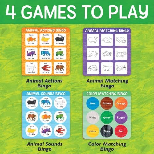 World of Eric Carle: Animal Bingo Juego de Madera para Niños miniatura 4