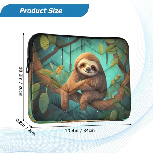 Funda para laptop 13-14 pulgadas impermeable diseño perezoso miniatura 3
