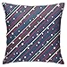 Funda de Cojine EE.UU. Patriotic Stars and Stripes Cubiertas de Almohadas Decorativo Cuadrado Cuadro Sólido Sólido Funda para Sofá Coche de Dormitorio 18 x 18 Pulgadas