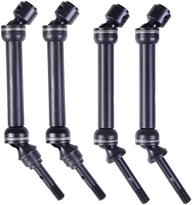 4 PCS Black Drive Shaft for TRAXS 1/10Slash 4X4 SLA017 SLA018 Remote Control Racing Accessories - (Color: Black)