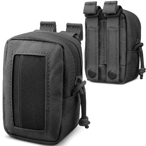 Pitozer Tactical Molle Glove Pouch for Duty Belt Latex Disposable Glove Holder for EMS EMT First Responders & Law Enforcement