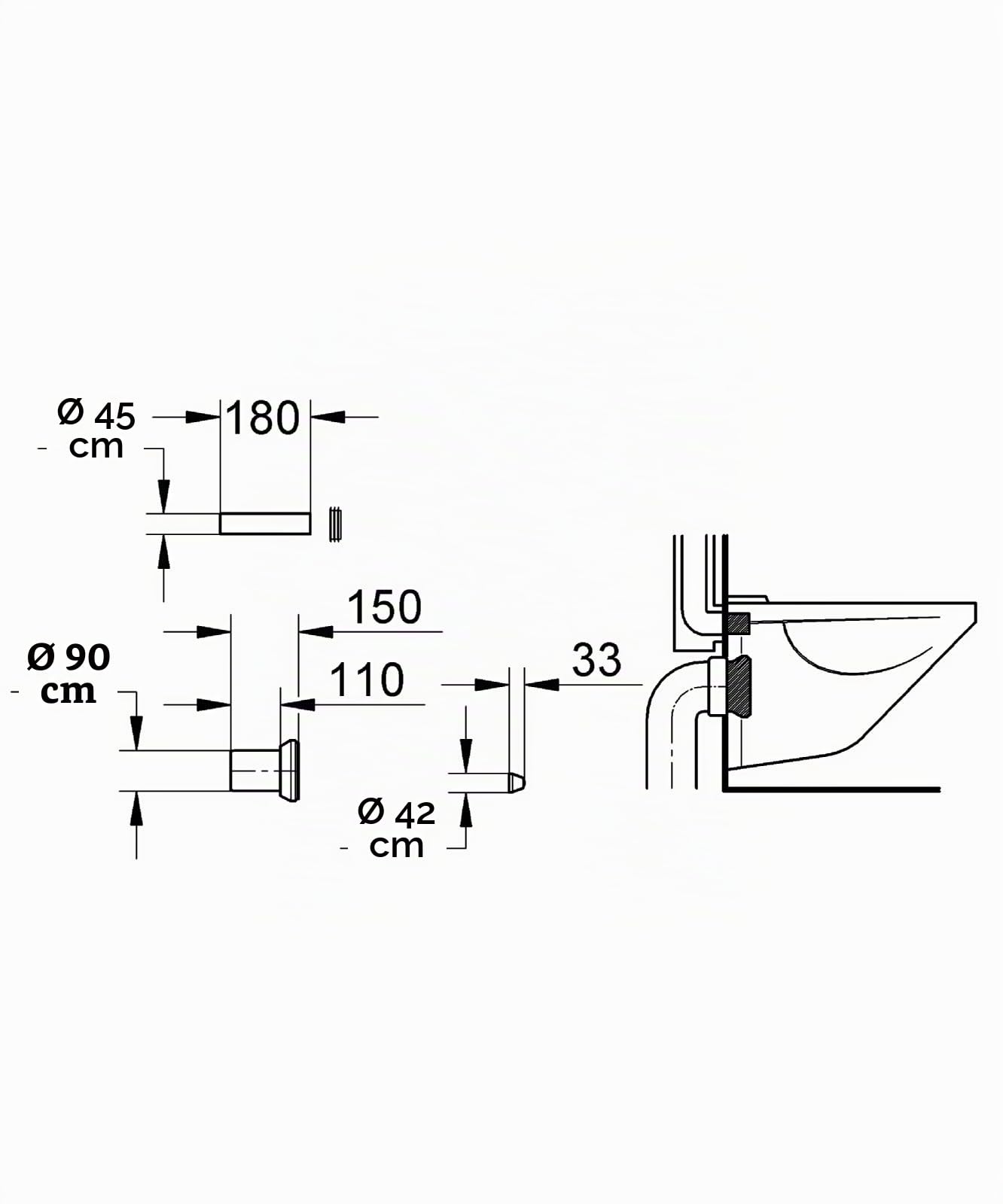 GROHE | Zubehör - Zulaufrohr | 37311K00