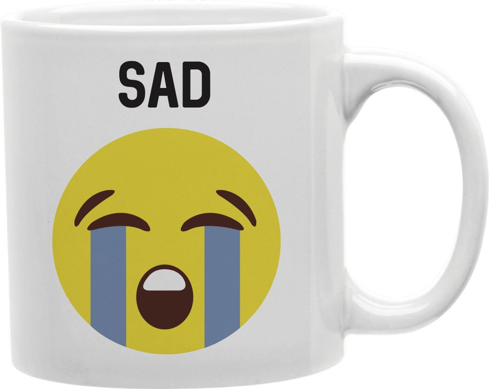 Imaginarium Goods CMG11-IGC-SAD Sad - Sad Worded Emoji Mug