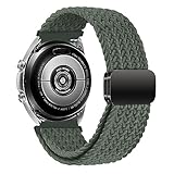 MroTech Cinturino da 20 mm compatibile con Samsung Galaxy Watch 4 e 5 Band 44 mm 40 mm/ 5 Pro Band 45 mm/ 4 Classic 46 mm 42 mm/Active/Active2 - Cinturino sportivo elasticizzato in nylon intrecciato