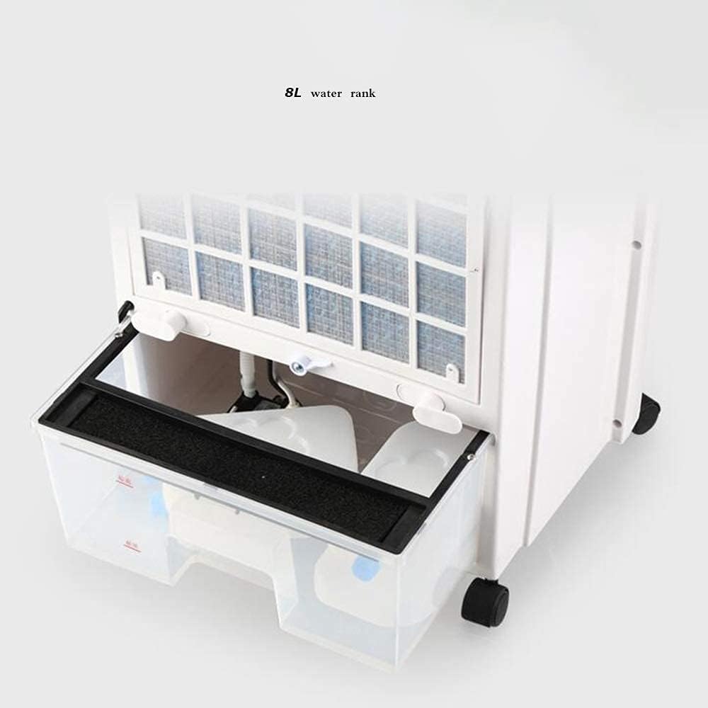 Pedestal Fans Evaporative Air Fan Cooler Humidifier Remote Included Air-Conditioning Fan Cooling Heating Function for Home Office Low Noise