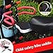 XUEYEGONGJI Child Bike Saddle Safety Handle Front Mount Seat Foldable Quick Release Baby Chair Bicycle Accessories, Metal Bicycle Child Saddle
