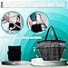 Attmu Mesh Shower Caddy Portable, Quick Dry Hanging Shower Tote Bag for College Dorm Room Essentials, Large Capacity Shower Caddy Dorm for Bathroom Gym Swimming