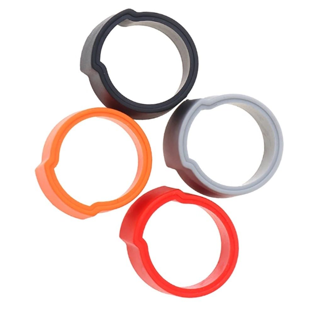 Abrazadera fija de silicona para saxofón tenor, soprano y saxofón tenor, elástico, antideslizante, 3 Á 2 cm