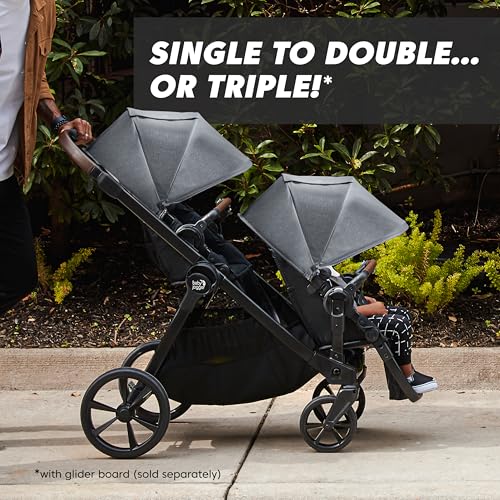 Image of Baby Jogger City Select 2 Travel System, Eco Collection | Infant Essentials Bundle Includes City GO 2 Infant Car Seat, Extra Car Seat Base, Belly Bar & Parent Console