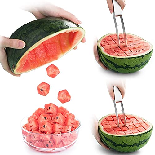 Watermeloensnijder slicer 304 roestvrij staal watermeloensnijder fruitsalade meloensnijder voor keukenhulp - Image 5