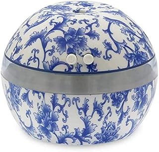 lndytq Humidificateur d'air diffuseur d'arôme à ultrasons Huile Essentielle aromathérapie purificateur d'air Bureau à Domicile 300 ML-Porcelaine Bleue et Blanche