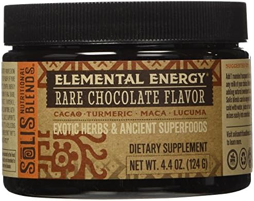 Solis Nutritional Blends Elemental Energy Rare, Chocolate, 4.4 Ounce