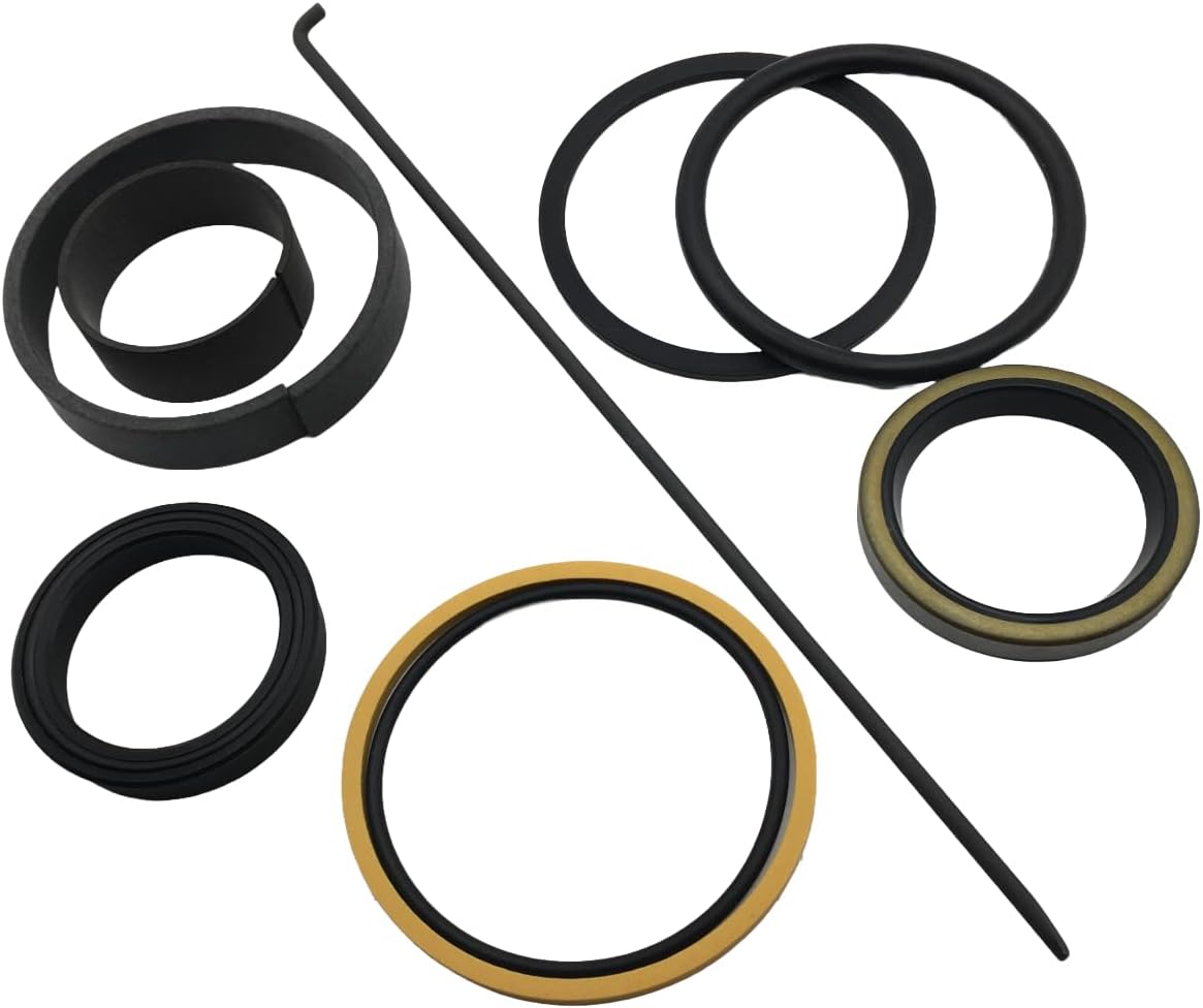 REPLACEMENTKITS.COM Hydraulic Cylinder Seal Kit Compatible with Ford New Holland & CIH Ag Some Lift, Bucket, Boom & Tilt Cylinders (Replaces Part 86581665 Older SML40456)