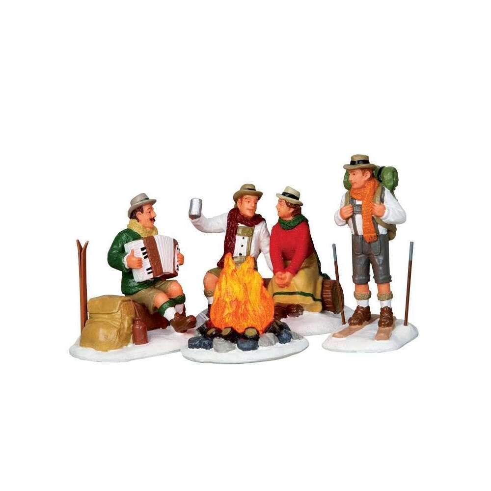 Lemax Christmas - Alpine Ski Party (14356) - Set of 4