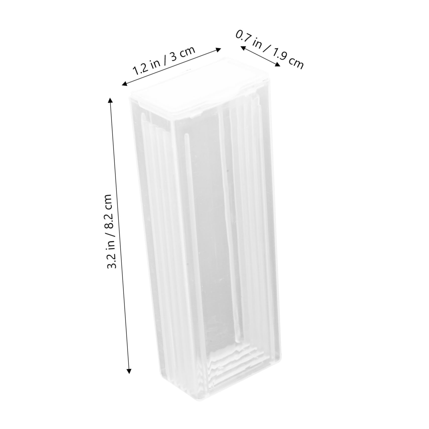 CIYODO 5pcs Box Slide Case Compost Bin Slider Pocket Microscope Case Microscope Slide Holder Specimen Slides Stage Micrometer Slide Slip-on Slides Slip-Cover Slides Slide Storage