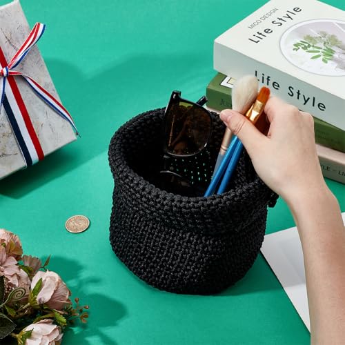 Panier de rangement en corde de polyester pour regrouper les petits objets