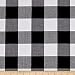 Robert Kaufman 0474133 Carolina Gingham 2" Fabric by The Yard, Black