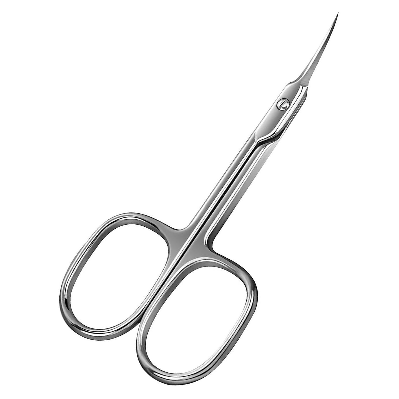 Voarge Forbici per cuticole e cuticole, in acciaio inox, per unghie, unghie, sopracciglia, ciglia, pelle morta