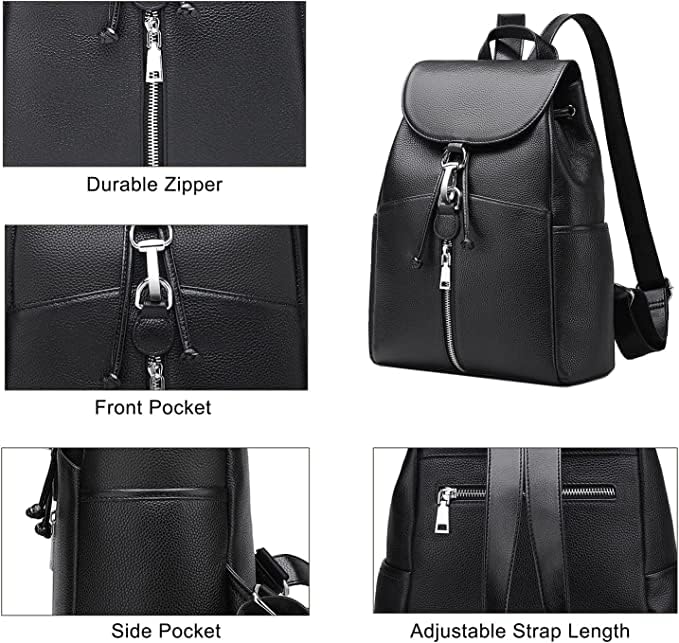 Image of Women High Qulity Multipurpose Backpack Handbag Purse, Travel Backpack Shoulder Bag for Ladies,Girls,Unisex