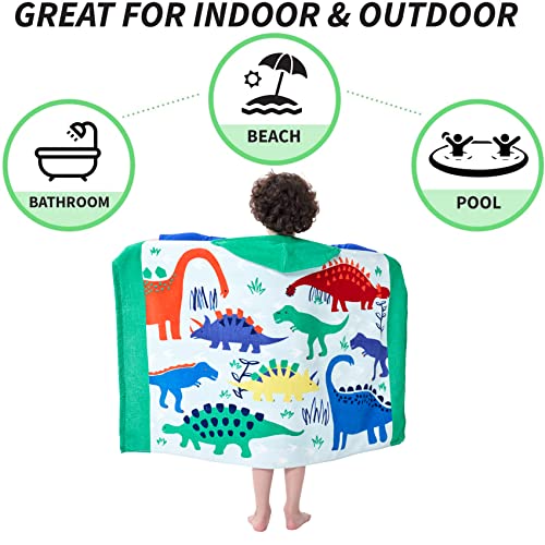 Bavilk SLCA888 Kids Hooded Bath Beach Towel Girls Boys Swim Pool Cover Up Super Absorbent Cute Cartoon Animal Full Vitality thumb #4