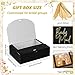 WLUSEAXI Bridesmaid Proposal Box,10 Pack Bridesmaid Boxes,Foldable Maid of Honor Proposal Box, Black Wedding Gift Box for Bridesmaid Proposal Gift,Bachelorette Parties,Bridal Shower