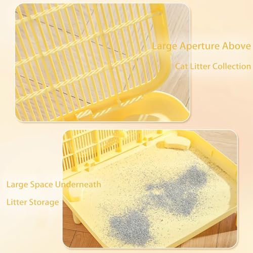 Image of Cat Litter Mat Litter Trapping Mat,19.69 inchX15.95 inchX5.90 inchLitter Box Mat,Waterproof Cat Mats for Litter Large,Easy Clean,Non-Slip Litter Mat for Cat,Urine-Proof Kitty Litter Catcher Mat,Washable (Grey)