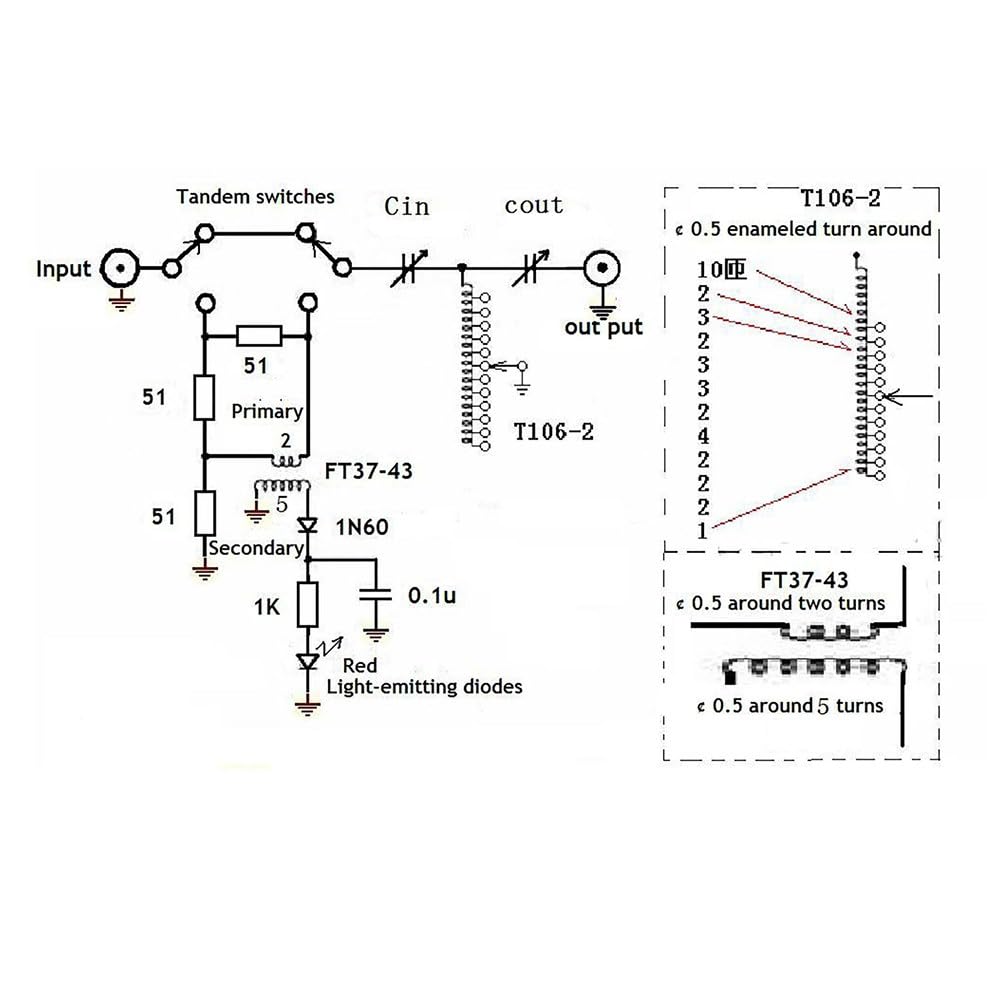 Kit sintonizzatore antenna manuale 1-30 MHz SWR, saldatura fai da te QRP 15 W, T-Network 30-300 Ohm per ricetrasmettitore
