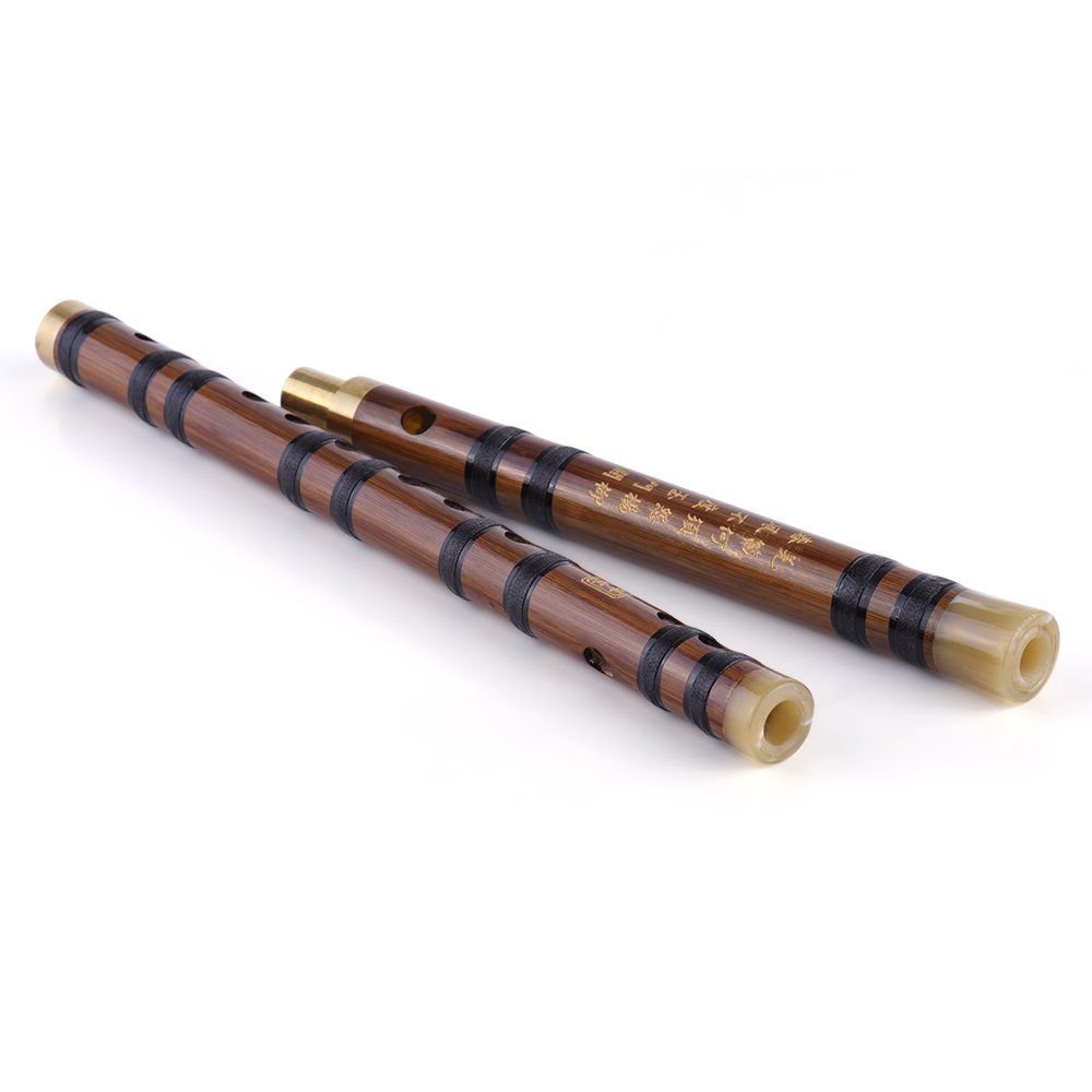 Btuty G-Schlüssel-Flöte Dizi Bitter-Bambus steckbar traditionell handgefertigt chinesisches Musikinstrument Holzblasinstrument Tonart G Studienstufe professionelle Aufführung