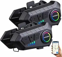 Fone de Ouvido para Capacete de Moto, Intercomunicador, Versão Pro