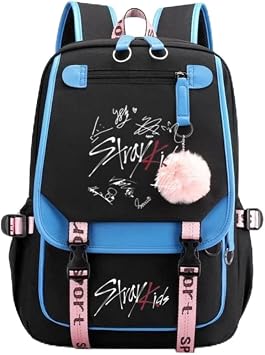 Stray Backpack Merch, fans Book Bag Casual Backpack Blue4