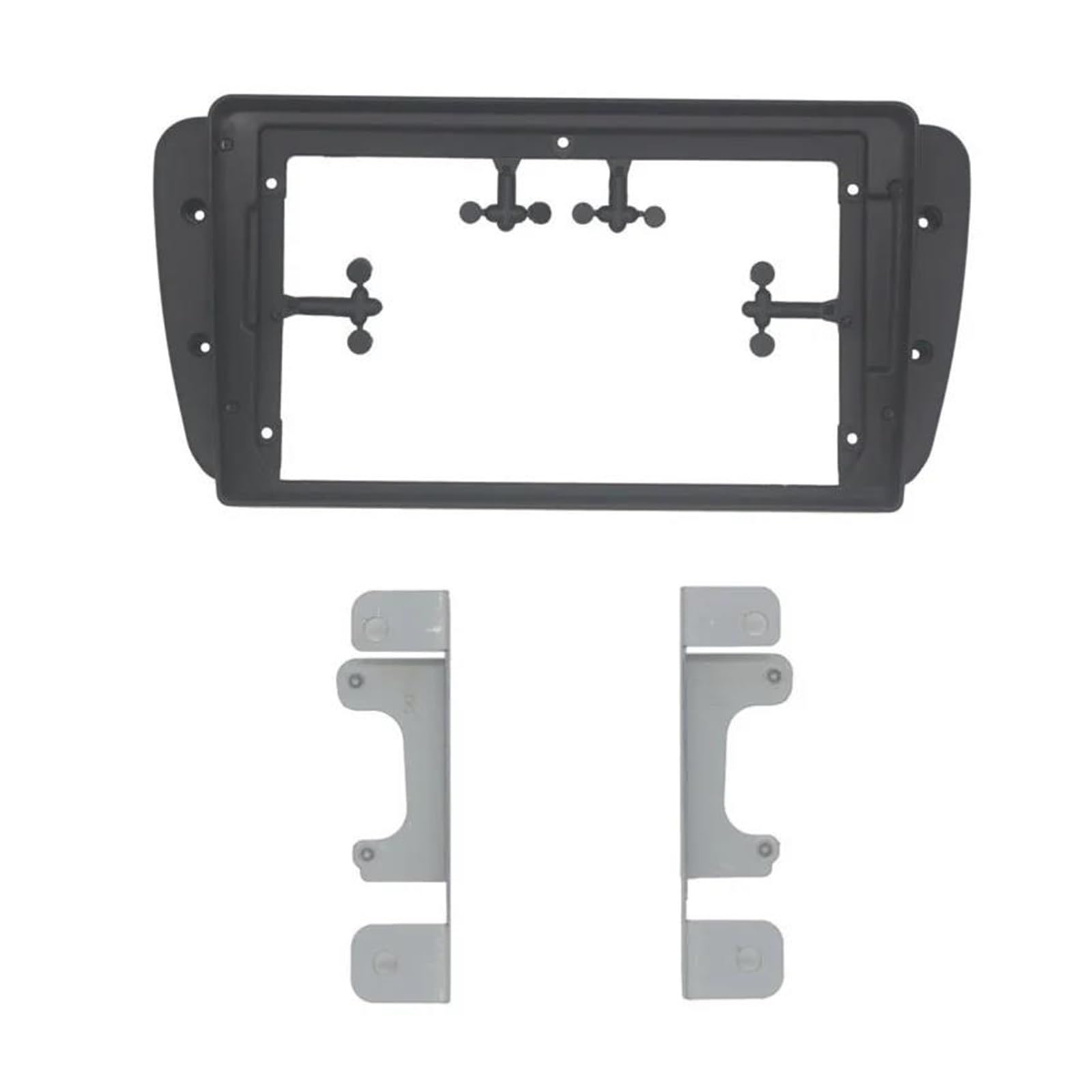Genérico Kit de Marco para autorradio para Seat para Ibiza 6J 2009-2013 Embellecedor para Panel Control de la Unidad Principal autorradio Panel Radio para Coche(9 Inch)