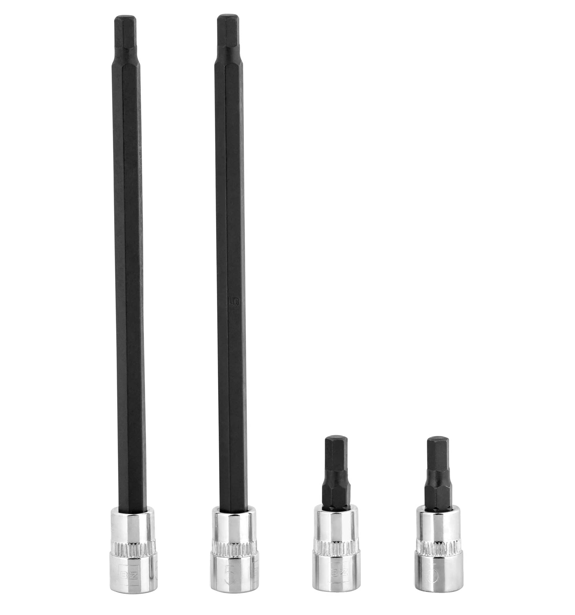 Conectores hexagonales de 5 mm para llave de un cuarto de pulgada BRAZEN