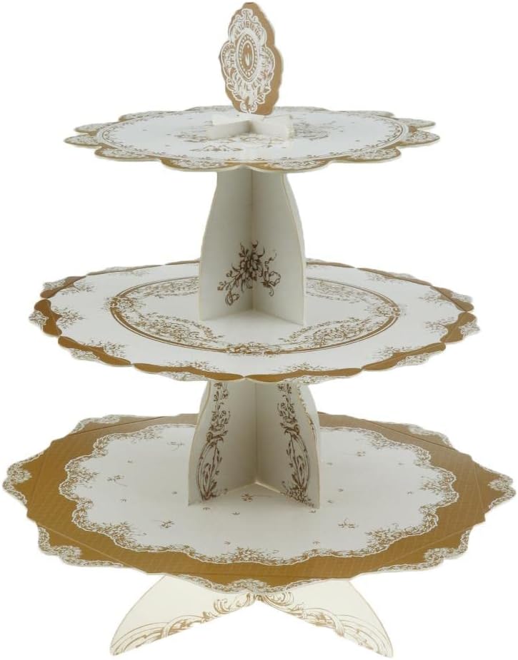 3 Tier Vintage Cupcake Stand Holder Wedding Party Supply