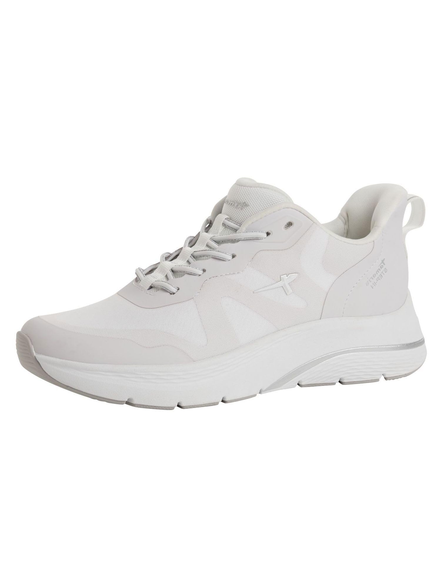 Tamaris Women's Low 1-23786-45 Trainers, White, 6 UK