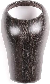 Real Carbon Fiber/ABS Car Center Gear Shift Knob Head Cover Trim Accessorie for Mercedes Benz C Class W204 E W212 GLK X204 CLS W218 A G Class 2007-2013 Oak Wood Grain, ABS