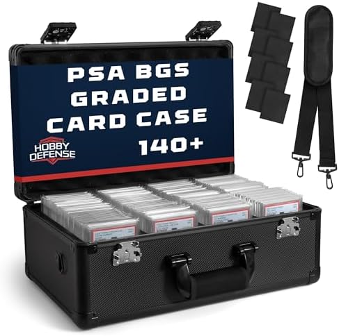 Amazon.com: PREZA Graded Card Storage Box - Premium Trading Card Case ...