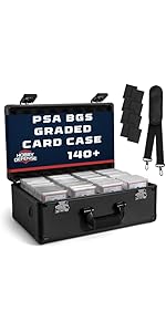 Amazon.com: Hobby Defense 3 ROW Graded Card Storage Box, Holds 105+ PSA  Slab Case for Sports Cards, Trading Card Case with Lock, BGS Card Carrying  Case, Card Storage : Toys & Games