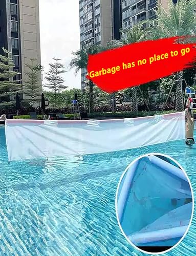 Épuisette flottante pour piscine – Nettoyant à mailles fines pour débris, feuilles et insectes, pliable et réutilisable pour piscines et parcs aquatiques