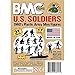 BMC Marx Plastic Army Men US Soldiers - Tan 31pc WW2 Figures - Made in USA