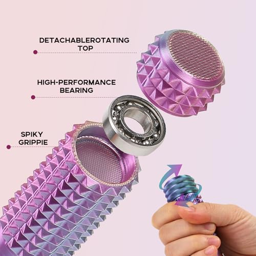 Image of Little Ouchies Pain Fidget, Portable Stim Tools for Adults, 3D Printed Fidget Toys for Anxiety and Stress Relief (2Pcs-llhl Rotation)