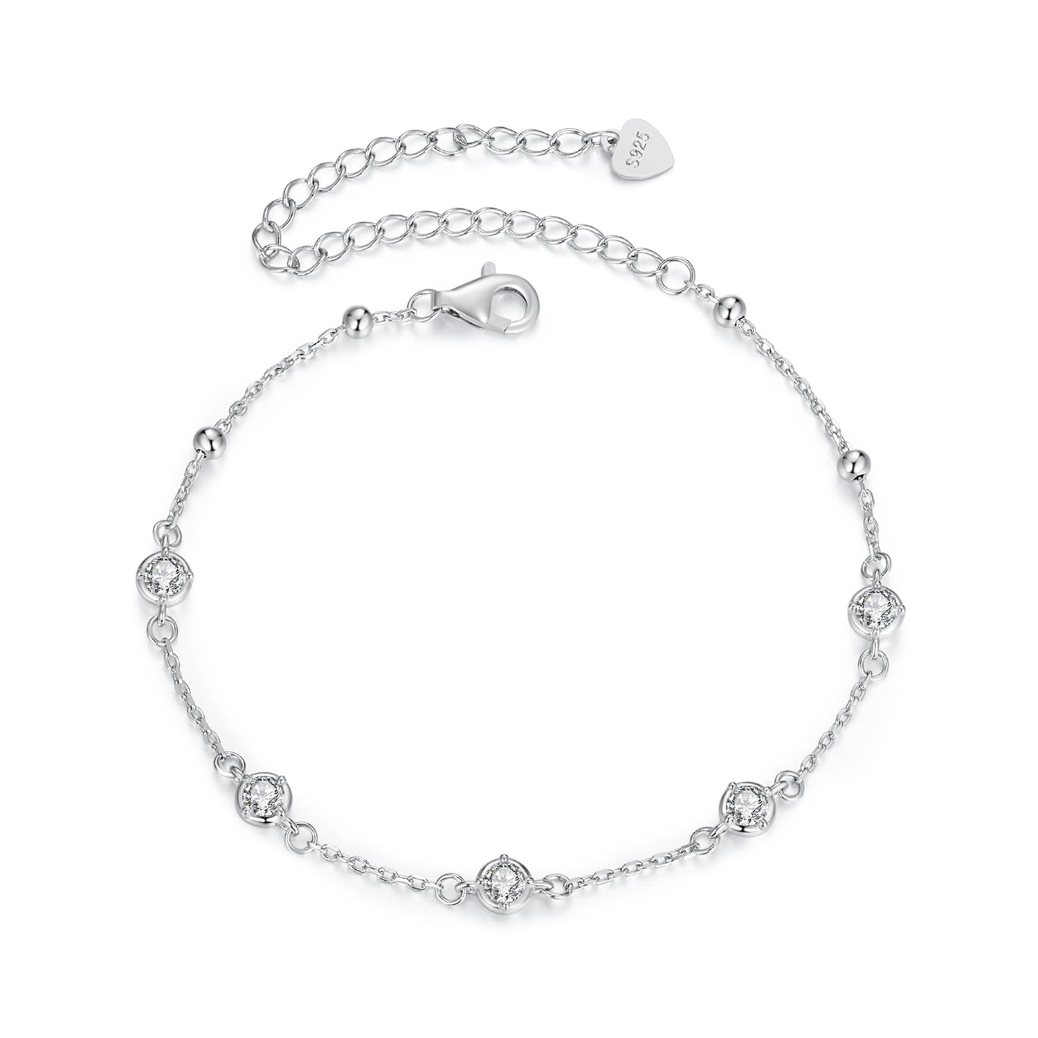 Bracciali Lotus Star Moon in Argento Sterling 925 Spiaggia Estiva in Argento Sterling 925