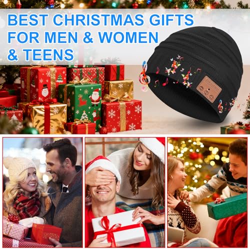 Bluetooth Beanie Hat,Unique Christmas Tech Gifts for Boyfriend Husband Him Men Women Teen Boys Girls Teenage Coworker Stocking Stuffers Secret Santa Best Friend Birthday Gifts - Image 7